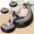 Inflatable Chair with Pump and Footrest - 4