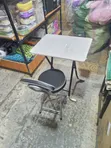 Elegant Heavy-Duty Reading Table and Chair Set - 1