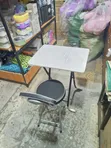 Elegant Heavy-Duty Reading Table and Chair Set - 4