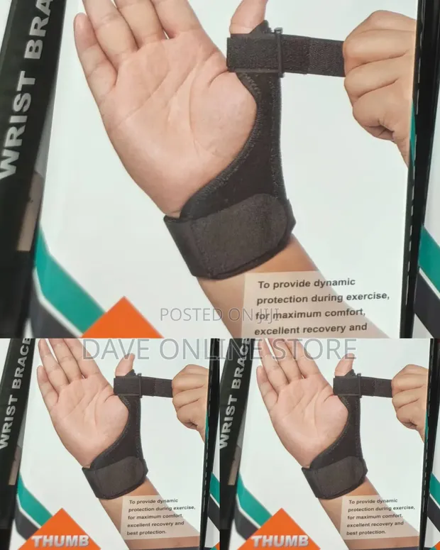 Adjustable Thumb and Wrist Support Brace - 1