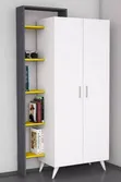 Modern Cupboard with Shelves and Drawers - 2