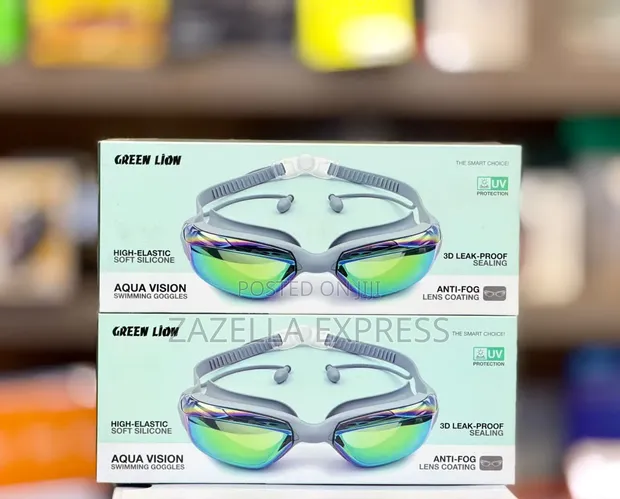 Green Lion Aqua Vision Pro Swimming Goggles - 1