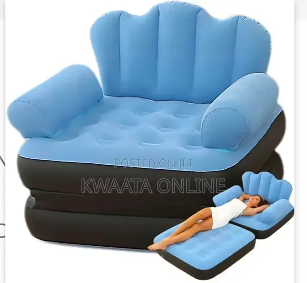SeaSlep 2-in-1 Inflatable Chair Air Sofa / Air Mattress - 1