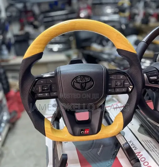 Brand New Yellow Steering Wheel for Toyota - 1