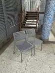 Gray Plastic Dining Chairs (Set of 4) - 2