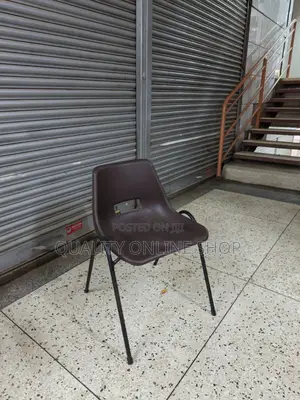 Metal Stands and Plastic Chairs