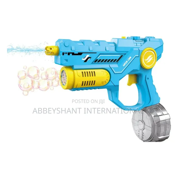 Green Lion Electric Water Gun & Bubble Machine - 1
