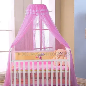 Baby Cot Net with Lace Ruffle
