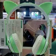 Cat Bluetooth Wireless Over-Ear Headphones (Blue) - 2