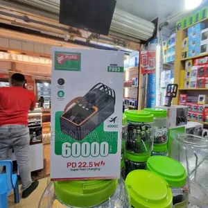 60000mAh Fast Charging Powerbank with 4 Cables