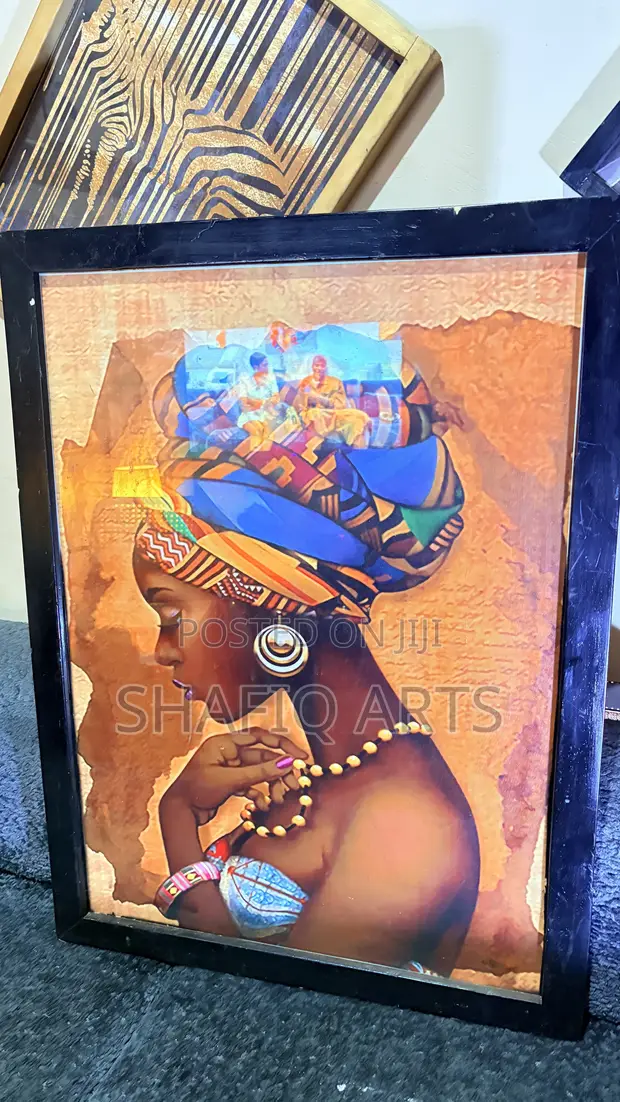 Modern African Framed Artwork - 1