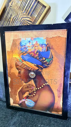 Modern African Framed Artwork