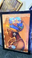 Modern African Framed Artwork - 1