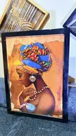 Modern African Framed Artwork - 3