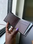 KINGDUSHI Vintage Brown Leather Wallet for Men - 4
