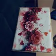 Rose Flower Art Framed Canvas (70x50cm) - 1