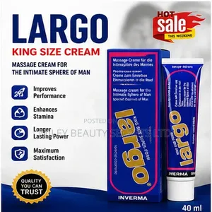 Largo King Size Cream - Men's Performance Enhancer