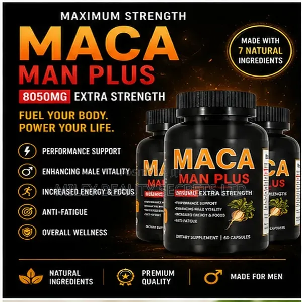 Maca Man Plus 8050mg - Extra Strength for Men - 1