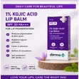 The Derma Co 1% Kojic Acid Lip Balm SPF 30 - 5
