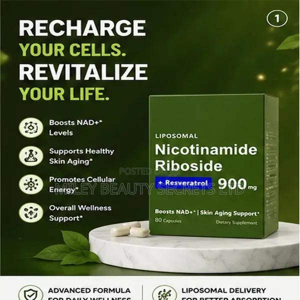 Liposomal Nicotinamide Riboside + Resveratrol 900mg - 1