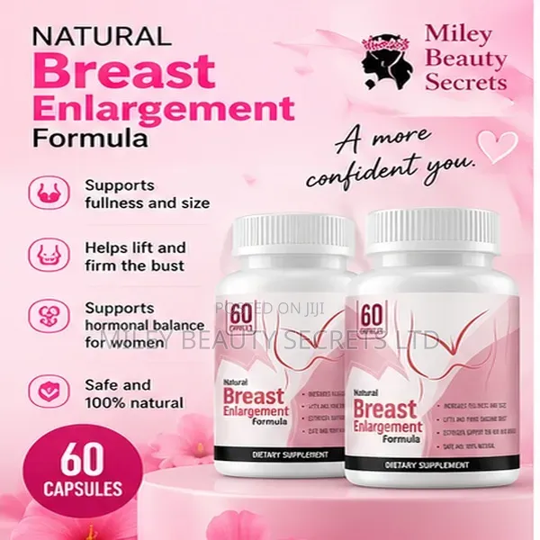 Natural Breast Enlargement Formula - 60 Capsules - 1