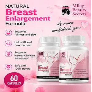 Natural Breast Enlargement Formula - 60 Capsules