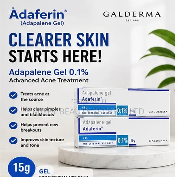 Adaferin Adapalene Gel 0.1% - 15g - 1