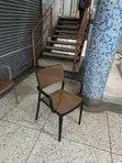 Black Plastic Dining Chairs (Set of 4) - 2