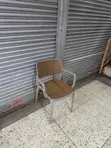 Gray Plastic Chairs (Set of 4) - 1