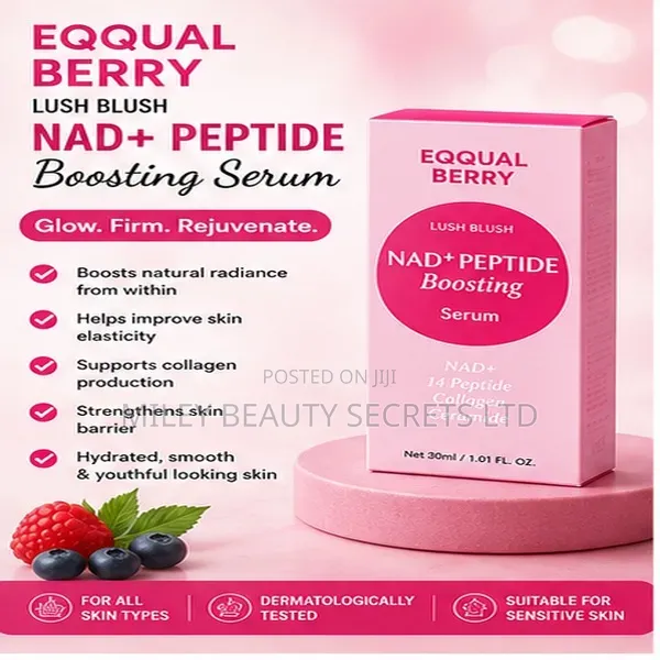 Eqqual Berry Lush Blush NAD+ Peptide Boosting Serum - 1