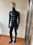 Black/Gold Headed Male Fiberglass Mannequin - 2