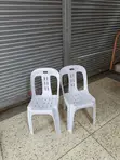 Brand New Plastic Garden Chairs - 2