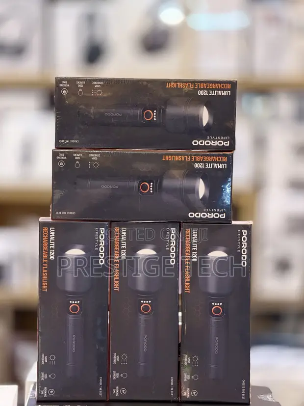 Porodo Lumalite 1200 Rechargeable Flashlight - 1