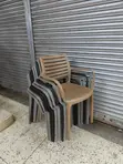 Brand New Plastic Dining Chairs (Set of 4) - 1