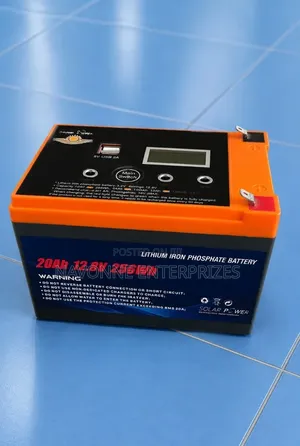 Lithium LiFePO4 Solar Battery 12.8V 20Ah 256Wh