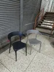 Brand New Hollow Back Plastic Chairs - 2