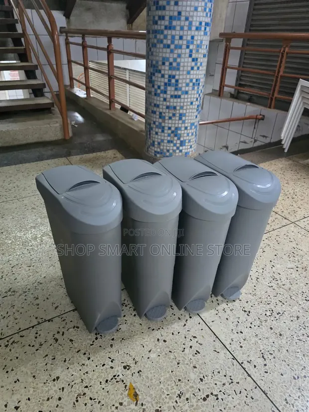 Plastic Step-On Sanitary Bin - 1 Piece - 1