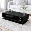 Black Center Table - 60cm x 110cm - 1