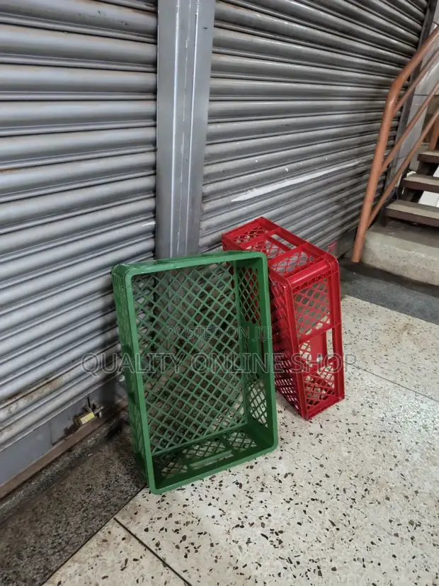 Vented Plastic Crates - 1