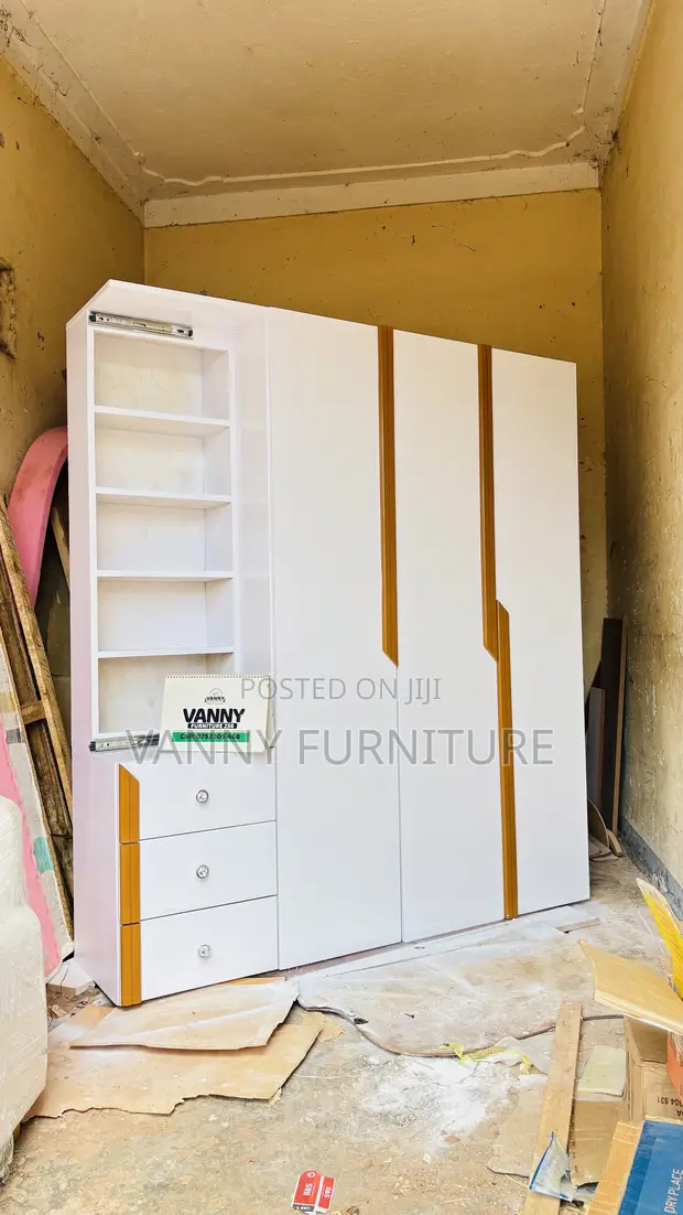Modern Wooden Wardrobe - 1