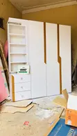 Modern Wooden Wardrobe - 2