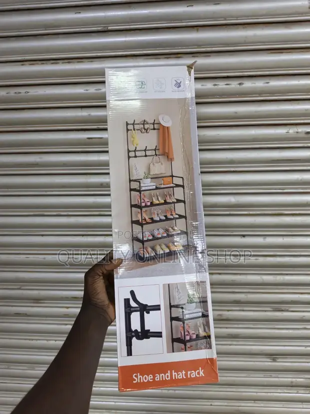 4-Layer Plastic Shoe Rack - 1