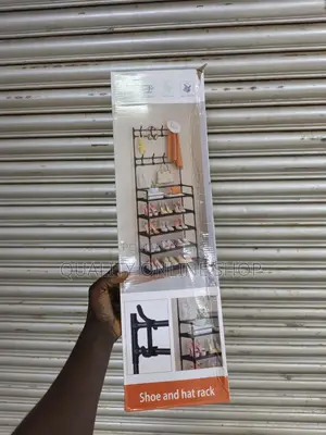 4-Layer Plastic Shoe Rack