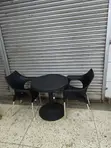 Plastic Dining Table and 2 Chairs Set - 2