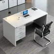 White Office Table Desk - 2