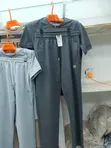 Men's Two Piece Set - Black T-Shirt - 1