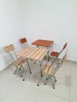 Foldable Reading Table and 2 Chairs - 1