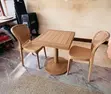 2 Seater Plastic Table and Chairs - 2