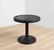 Plastic Bar Table - Round, Black - 1