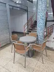 Outdoor Plastic Table and Chairs - 1